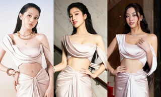 Lương Thùy Linh, Phương Nhi và Bảo Anh khoe cơ bụng với phong cách nữ thần