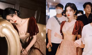 “Mỹ nữ 4000 năm” Cúc Tịnh Y lộ vẻ mệt mỏi, bọng mắt sưng húp tại sự kiện Liên hoan phim