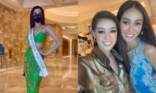 Hoa hậu Khánh Vân tiết lộ bạn cùng phòng, tự tin selfie cùng “hội chị em” Miss Universe