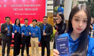 Hoa hậu Thanh Thủy tham dự chương trình Gặp gỡ hữu nghị nhân dân Việt Nam - Trung Quốc