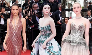 Thảm đỏ LHP Cannes 2023 ngày 1: Phạm Băng Băng chơi trội với thiết kế “điệu hổ ly sơn”