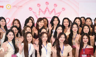 Sơ khảo Hoa hậu Việt Nam 2024: Hoa hậu Đỗ Thị Hà hội ngộ đàn chị Nguyễn Thị Huyền