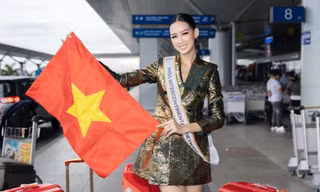 Á hậu Bảo Ngọc mang tận 125 kg hành lý tới Ai Cập để tham gia Miss Intercontinental 2022