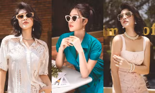 Không phải Thanh Thủy, Thiên Ân mới là "nàng thơ" mới nhất của NTK Lê Thanh Hòa