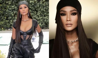Hoa hậu H’Hen Niê mặc đồ cắt xẻ táo bạo, đẹp như miêu nữ tại họp báo Miss Universe Vietnam