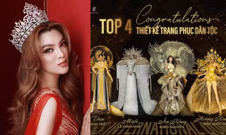 4 bộ trang phục dân tộc có cơ hội theo Trân Đài đi thi quốc tế, bạn chọn thiết kế nào?