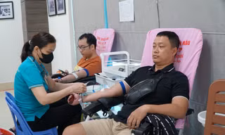 Nhiều người chọn 'cho đi' những giọt máu hồng ngày đầu năm