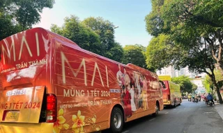 Sở Văn hóa lên tiếng về pano quảng cáo phim Tết của Trấn Thành phạm luật