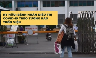 Nóng: Bệnh nhân mắc COVID-19 trèo tường rào bỏ trốn