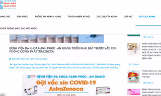 Bệnh viện tư nhân thông báo tiêm vắc xin COVID dịch vụ giá 1,5 triệu đồng/liều