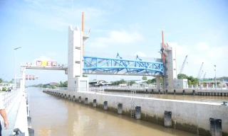 Đưa vào sử dụng công trình ngăn mặn lớn thứ 2 vùng Đồng bằng sông Cửu Long