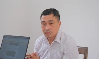 Đối tượng Hữu tại cơ quan điều tra.