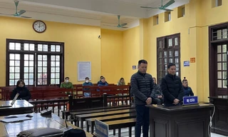 Hai bị cáo lĩnh án treo. Ảnh: M.K