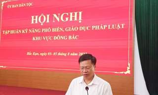 Hội nghị tập huấn. Ảnh: N.L
