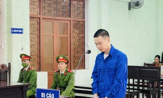 Bị cáo tại tòa .Ảnh: TM