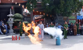 Tuyên truyền phòng cháy chữa cháy cho tăng ni, phật tử Lạng Sơn