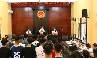 Phiên tòa xét xử. Ảnh: M.K