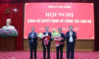 Luân chuyển, bổ nhiệm cán bộ chủ chốt Tỉnh ủy Cao Bằng