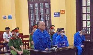 Bị cáo Hờ A Nủ ra tòa lĩnh án. Ảnh: MK