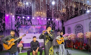 Giao lưu CLB sáo trúc Lạng Sơn. Ảnh: Duy Chiến 