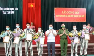 Nhiều phạm nhân ở tỉnh biên giới Lạng Sơn, Cao Bằng được đặc xá, giảm án