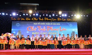 Khai mạc Tuần lễ Văn Hóa, chợ tình Phong Lưu huyện Bảo Lạc, Cao Bằng 2022