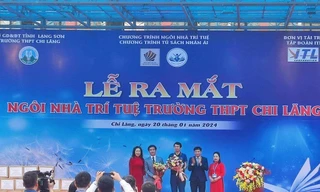 Ra mắt mô hình "Ngôi nhà trí tuệ" ở Lạng Sơn. Ảnh: Duy Chiến 