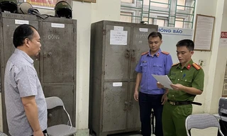 Lực lượng chức năng khởi tố bị can Đỗ Trung Phúc.