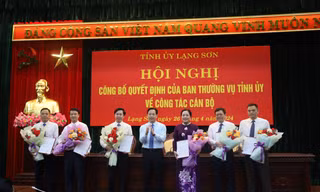 Lạng Sơn luân chuyển, bổ nhiệm nhiều vị trí lãnh đạo. Ảnh: Duy Chiến 