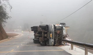 Hiện trường vụ tai nạn. Ảnh: Duy Chiến