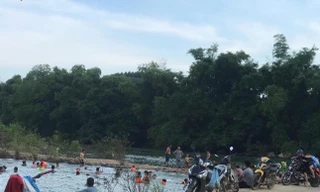 Do tắm suối không có bảo hộ, tại tỉnh Lạng Sơn thời gian qua đã xảy ra nhiều vụ đuối nước thương tâm -Ảnh: TL