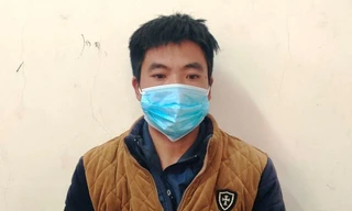 Đối tượng Đặng Phụ Hiền tại cơ quan công an -Ảnh: L. Nam