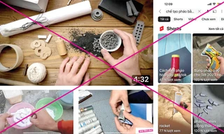 Hình ảnh chế pháo, mìn trên mạng đang thu hút giới trẻ