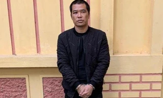 Đối tượng Tường tại co quan Công an -Ảnh: TL