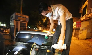 Máy phun thuốc muỗi công suất lớn. Ảnh: Internet