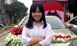 Học sinh Lê Phương Anh. Ảnh: Facebook 