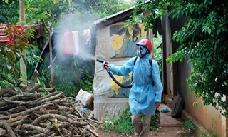 Hoá chất diệt muỗi chỉ có tác dụng trong một đến hai tiếng, nên biện pháp chủ yếu vẫn là diệt bọ gậy, làm sạch môi trường. Ảnh minh hoạ: Internet