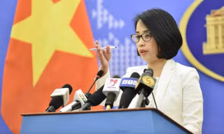 Người phát ngôn Bộ Ngoại giao Phạm Thu Hằng. (Ảnh: Mofa)