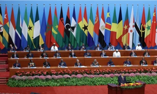 Ông Tập phát biểu trước các nhà lãnh đạo châu Phi tại hội nghị thượng đỉnh ở Bắc Kinh ngày 5/9. (Ảnh: Reuters)