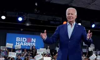 Tổng thống Mỹ Joe Biden trong màn tranh luận trực tiếp đầu tiên với đối thủ Donald Trump ngày 27/6. (Ảnh: Reuters