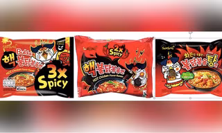 Ba loại mì cay của Samyang bị thu hồi ở Đan Mạch. (Ảnh: CNN)