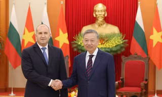 Tổng Bí thư Tô Lâm tiếp Tổng thống Bulgaria