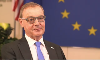 Đặc phái viên về trừng phạt của EU David O'Sullivan. (Ảnh: Reuters)