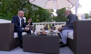 Tổng thống Nga Putin đón Thủ tướng Ấn Độ Modi đến chơi nhà 