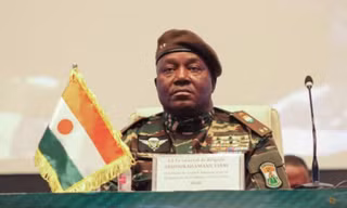 Tướng Abdourahamane Tiani, người đứng đầu chính quyền quân sự Niger. (Ảnh: Reuters)