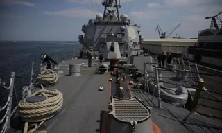 Chiến hạm USS Gravely của Hải quân Mỹ. (Ảnh: US Navy)