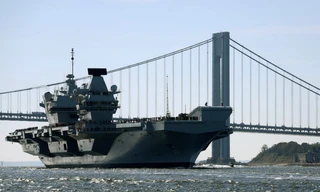 Tàu sân bay HMS Queen Elizabeth của Hải quân Hoàng gia Anh. Ảnh: Royal Navy
