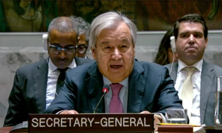 Tổng Thư ký Antonio Guterres. (Ảnh: AP)