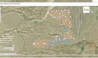 Hình ảnh khu hầm chứa tên lửa Vân Môn của Trung Quốc. (Ảnh: FAS)