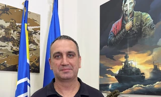 Phó Đô đốc hải quân Ukraine Oleksiy Neizhpapa. (Ảnh: Reuters)